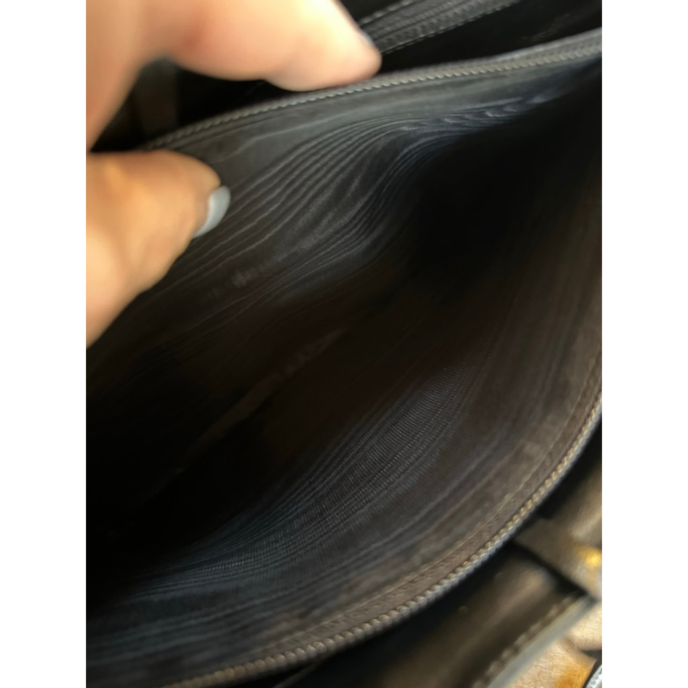 Gianni Versace Black Leather Medusa Tote Bag - Picture 13 of 13